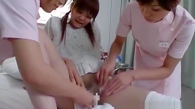 Seductive Japanese Nurses Tease and Fuck Hard in Steamy Scene