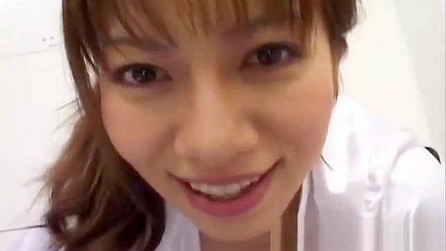 Lusty JAV Nurse Aki Yatoh Engages in Torrid Mouthful Kisses