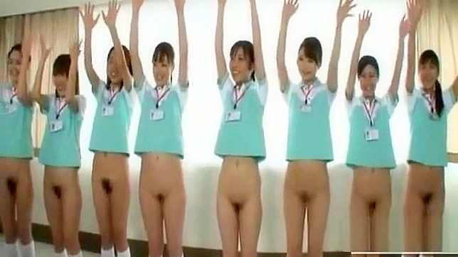 Beautiful JAPANES Nurses Give Hot Bareback Sex to Seniors