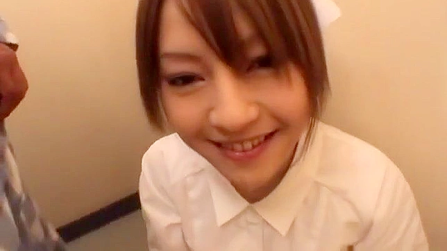 Ria Sakurai’s Hot JAV Blowjob in Public Restroom Stall