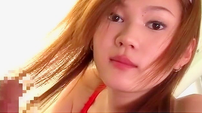 Erika Kurisu in Red Stockings Gives Mind-Bending Blowjob Bliss
