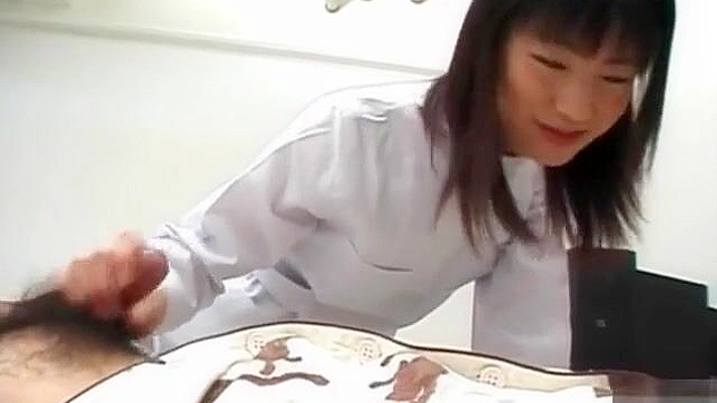 Ravishing Saki Budou Delivers Hot Handjob to Pleasure Patient