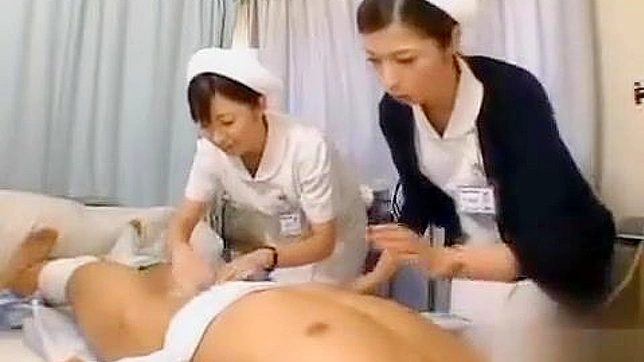 Skilled Japanese Nurse Perfectly Masters Her Handjob Artistry