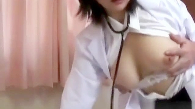 Irresistible Asian Doctor Babe Tempts & Teases Desirably Hot