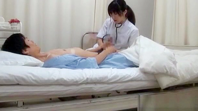 Amateur Japanese Nurse Gives Sweet Blowjob for Pleasure