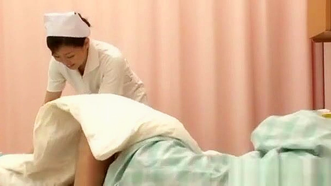 Seductive Japanese Nurse Gives Sultry Handjob for Ultimate Pleasure