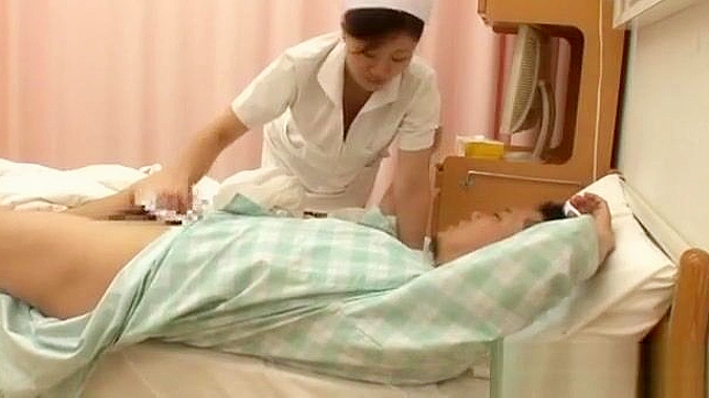 Seductive Japanese Nurse Gives Sultry Handjob for Ultimate Pleasure