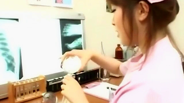 Seductive JAV Nurse Tempts With Handjob & Steamy Cum Play Desire