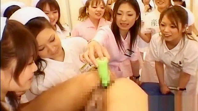 Lustful Asian Nurses Crave Nonstop Sizzling Group Action Delight