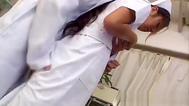 Erena Fujimori as Hot Nurse Teases Patient's Cock Deeply