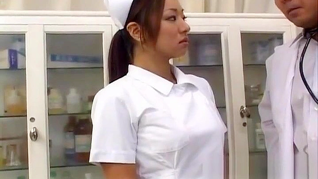 Erena Fujimori as Hot Nurse Teases Patient's Cock Deeply