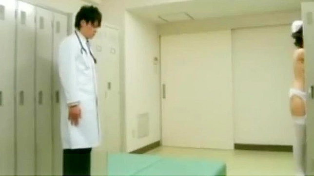 Luscious Japanese Nurse Strips Uniform for Steamy Hospital Sex