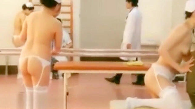 Luscious Japanese Nurse Strips Uniform for Steamy Hospital Sex