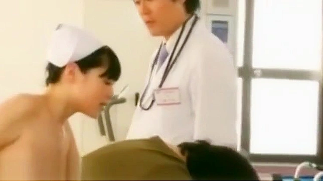 Luscious Japanese Nurse Strips Uniform for Steamy Hospital Sex
