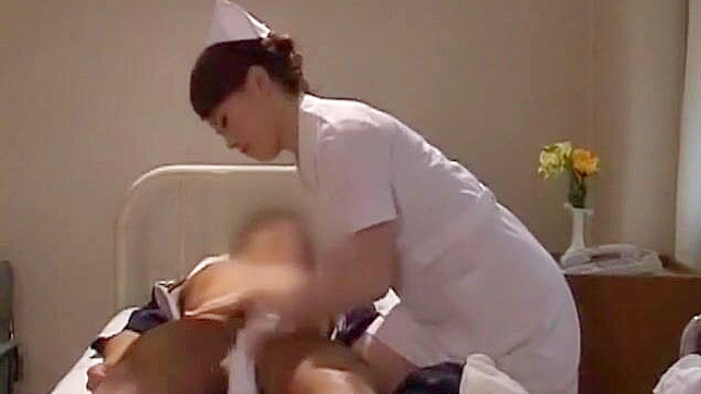 Horny Japanese Nurse Rides Cock Post-Toy Orgasm POV Action
