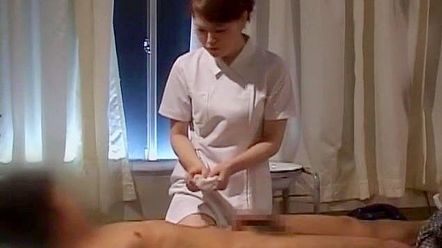Horny Japanese Nurse Rides Cock Post-Toy Orgasm POV Action