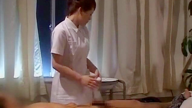 Horny Japanese Nurse Rides Cock Post-Toy Orgasm POV Action