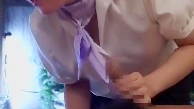 Horny Japanese Nurse Rides Cock Post-Toy Orgasm POV Action
