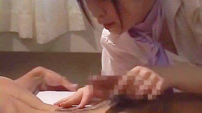 Horny Japanese Nurse Rides Cock Post-Toy Orgasm POV Action