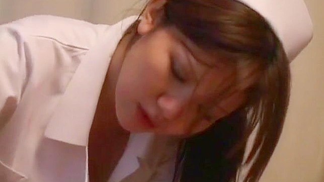 Hairy Japanese Nurse Gets Fucked Barefoot Outside & Cums Hardly