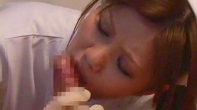 Hairy Japanese Nurse Gets Fucked Barefoot Outside & Cums Hardly