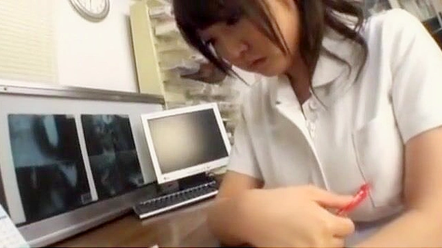 Sunglasses Guy Makes Sultry Japanese Nurse Squirt Hardly