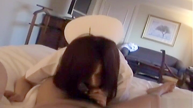 Horny Japanese Nurse Gives Hot Blowjob Before Steamy Sex Act