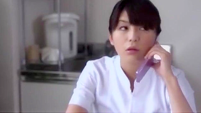 Japanese Maid Craves Pussy Licking by Her Doctor's Tongue