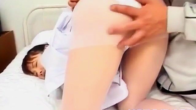 Sultry JAV Star Rina Usui as Nurse Tempts Her Patient's Dick
