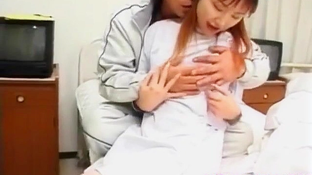 Sultry JAV Star Rina Usui as Nurse Tempts Her Patient's Dick