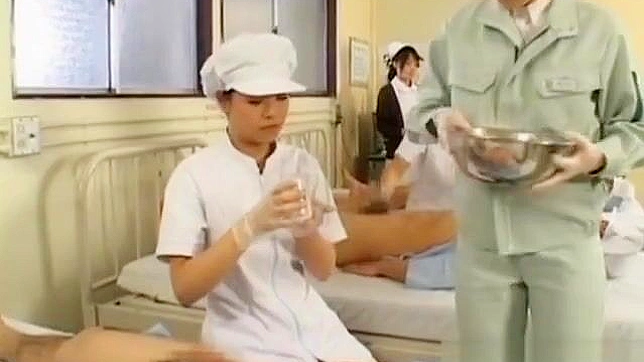 Seductive Japanese Nurse Spoils Her Lucky Patient's Day