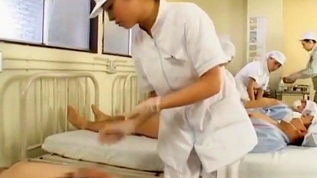 Seductive Japanese Nurse Spoils Her Lucky Patient's Day