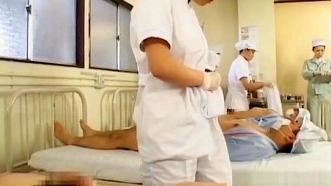 Seductive Japanese Nurse Spoils Her Lucky Patient's Day