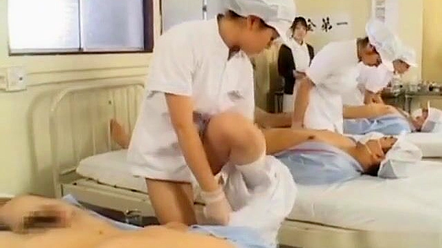 Seductive Japanese Nurse Spoils Her Lucky Patient's Day