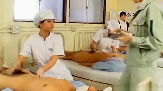 Seductive Japanese Nurse Spoils Her Lucky Patient's Day