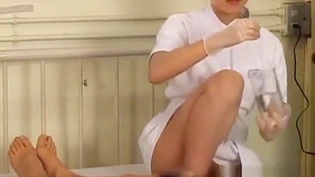 Seductive Japanese Nurse Spoils Her Lucky Patient's Day