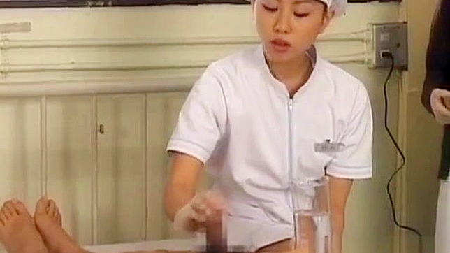 Seductive Japanese Nurse Spoils Her Lucky Patient's Day