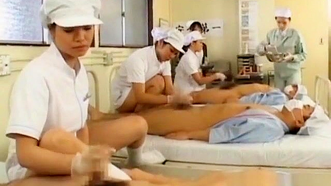 Seductive Japanese Nurse Spoils Her Lucky Patient's Day