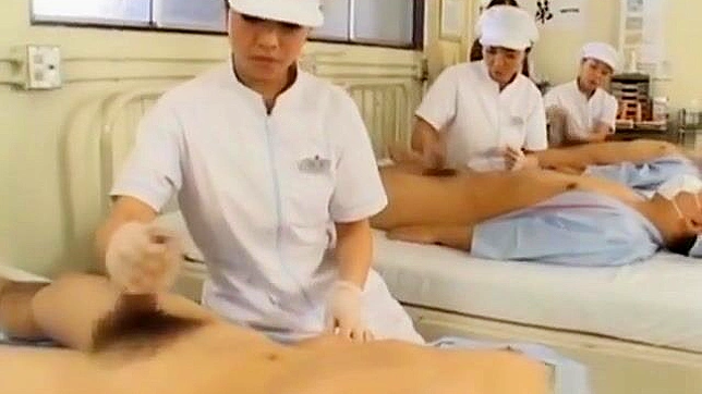 Seductive Japanese Nurse Spoils Her Lucky Patient's Day