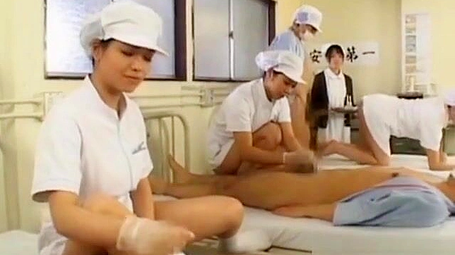 Seductive Japanese Nurse Spoils Her Lucky Patient's Day