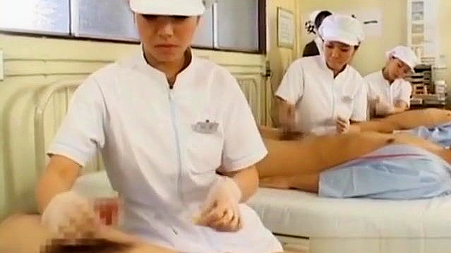 Seductive Japanese Nurse Spoils Her Lucky Patient's Day