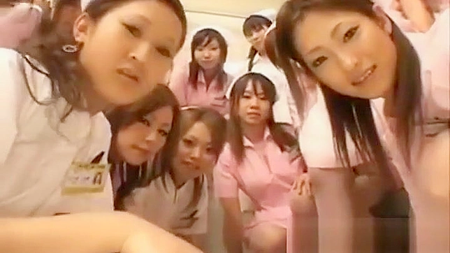 Seductive JAV Nurses Dominate Patients With Sultry On-Top Action