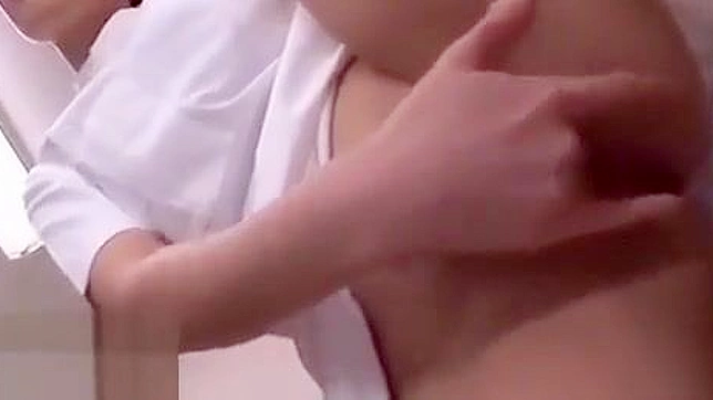 Horny Japanese Nurse Gets Caught Masturbating at Work!