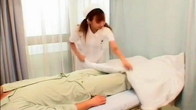 Seductive Japanese Nurse Gives Mind-blowing Blowjob
