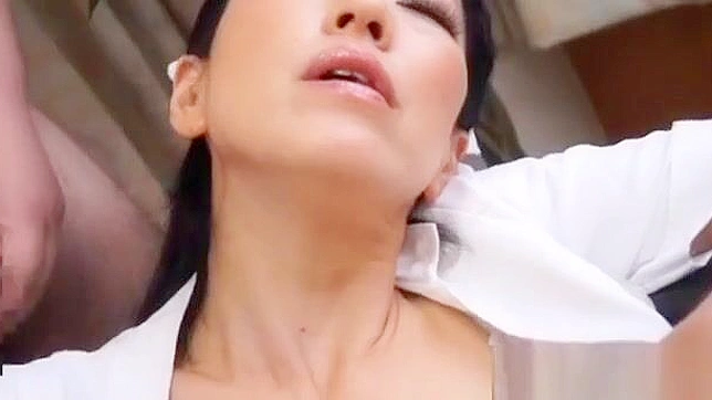 Sizzling JAV milf nurse gives explosive Handjob at work~