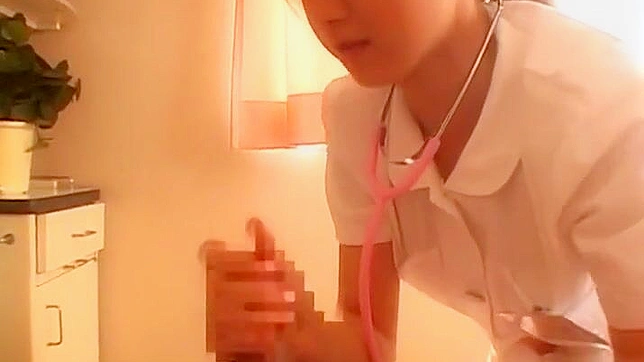 Naughty Japanese Nurses Join Forces For Steamy Four-Way Encounter