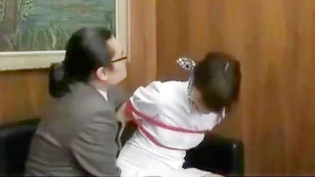 Naughty JAV Nurse Busted Doing Dirty Deeds Behind Doors
