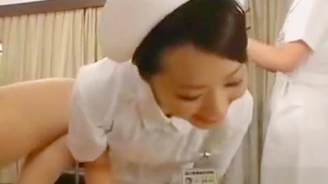 Seductive Japanese Nurse Gives Deep Blowjob & Intimate Cuddles