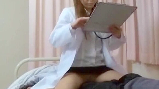 Hot Japanese Doc Gets Fucked Hard After Steamy Exam Room Seduction