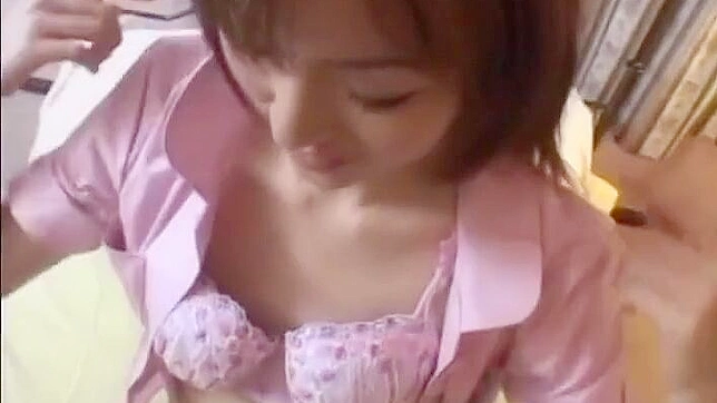 Naughty Japanese Nurse Rides Hard Cock Until She Cums